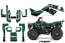 Load image into Gallery viewer, ATV Graphics Kit Quad Decal Sticker Wrap For Kawasaki Bayou 250 2003-2011 REAPER GREEN-atv motorcycle utv parts accessories gear helmets jackets gloves pantsAll Terrain Depot