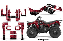 Load image into Gallery viewer, ATV Graphics Kit Quad Decal Sticker Wrap For Kawasaki Bayou 250 2003-2011 REAPER RED-atv motorcycle utv parts accessories gear helmets jackets gloves pantsAll Terrain Depot