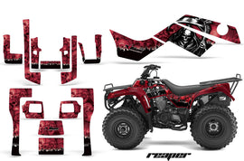 ATV Graphics Kit Quad Decal Sticker Wrap For Kawasaki Bayou 250 2003-2011 REAPER RED-atv motorcycle utv parts accessories gear helmets jackets gloves pantsAll Terrain Depot