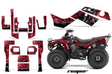 ATV Graphics Kit Quad Decal Sticker Wrap For Kawasaki Bayou 250 2003-2011 REAPER RED