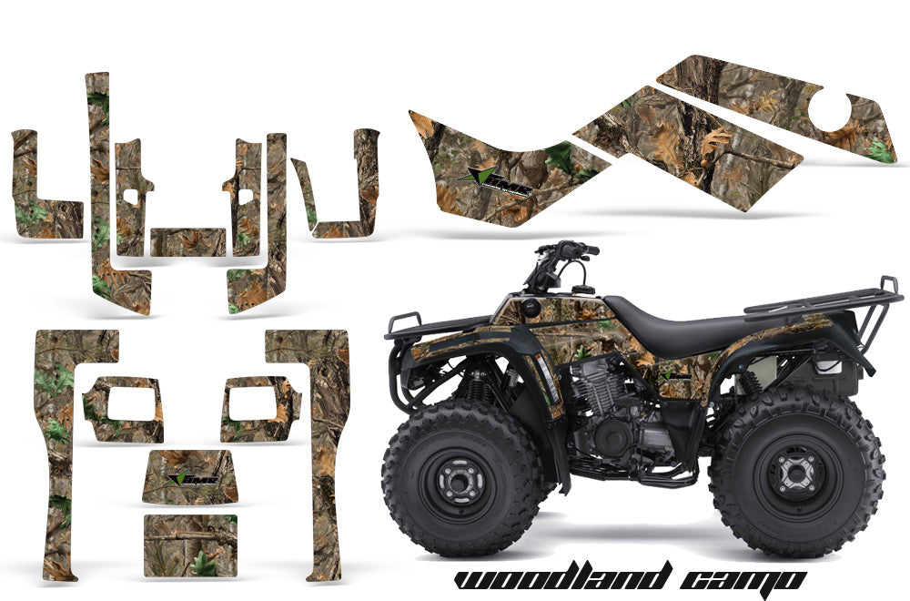 ATV Graphics Kit Quad Decal Sticker Wrap For Kawasaki Bayou 250 2003-2011 WOODLAND CAMO-atv motorcycle utv parts accessories gear helmets jackets gloves pantsAll Terrain Depot