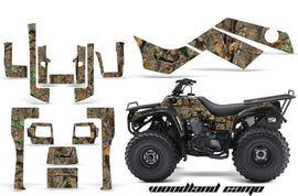 ATV Graphics Kit Quad Decal Sticker Wrap For Kawasaki Bayou 250 2003-2011 WOODLAND CAMO-atv motorcycle utv parts accessories gear helmets jackets gloves pantsAll Terrain Depot