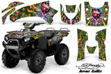 ATV Graphics Kit Quad Decal Wrap For Kawasaki Brute Force 750i 2005-2011 EDHLK GREEN
