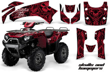 Load image into Gallery viewer, ATV Graphics Kit Quad Decal Wrap For Kawasaki Brute Force 750i 2005-2011 HISH RED-atv motorcycle utv parts accessories gear helmets jackets gloves pantsAll Terrain Depot