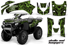 Load image into Gallery viewer, ATV Graphics Kit Quad Decal Wrap For Kawasaki Brute Force 650i 2004-2012 HISH GREEN-atv motorcycle utv parts accessories gear helmets jackets gloves pantsAll Terrain Depot