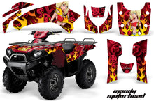 Load image into Gallery viewer, ATV Graphics Kit Quad Decal Wrap For Kawasaki Brute Force 750i 2005-2011 MOTO MANDY RED-atv motorcycle utv parts accessories gear helmets jackets gloves pantsAll Terrain Depot