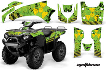 Load image into Gallery viewer, ATV Graphics Kit Quad Decal Wrap For Kawasaki Brute Force 750i 2005-2011 MELTDOWN YELLOW GREEN-atv motorcycle utv parts accessories gear helmets jackets gloves pantsAll Terrain Depot
