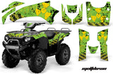ATV Graphics Kit Quad Decal Wrap For Kawasaki Brute Force 750i 2005-2011 MELTDOWN YELLOW GREEN