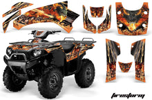 Load image into Gallery viewer, ATV Graphics Kit Quad Decal Wrap For Kawasaki Brute Force 750i 2005-2011 FIRESTORM ORANGE-atv motorcycle utv parts accessories gear helmets jackets gloves pantsAll Terrain Depot