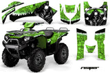 ATV Graphics Kit Quad Decal Wrap For Kawasaki Brute Force 750i 2005-2011 REAPER GREEN
