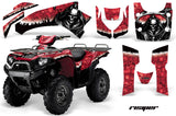ATV Graphics Kit Quad Decal Wrap For Kawasaki Brute Force 750i 2005-2011 REAPER RED