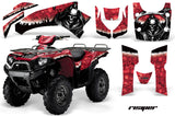 ATV Graphics Kit Quad Decal Wrap For Kawasaki Brute Force 650i 2004-2012 REAPER RED