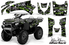 Load image into Gallery viewer, ATV Graphics Kit Quad Decal Wrap For Kawasaki Brute Force 750i 2005-2011 SSSH GREEN BLACK-atv motorcycle utv parts accessories gear helmets jackets gloves pantsAll Terrain Depot