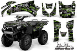 ATV Graphics Kit Quad Decal Wrap For Kawasaki Brute Force 650i 2004-2012 SSSH GREEN BLACK