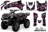 ATV Graphics Kit Quad Decal Wrap For Kawasaki Brute Force 750i 2005-2011 SSSH PINK BLACK