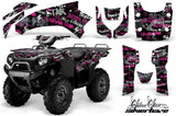 ATV Graphics Kit Quad Decal Wrap For Kawasaki Brute Force 650i 2004-2012 SSSH PINK BLACK