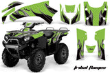 ATV Graphics Kit Quad Decal Wrap For Kawasaki Brute Force 750i 2005-2011 TRIBAL BLACK GREEN