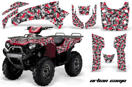 ATV Graphics Kit Quad Decal Wrap For Kawasaki Brute Force 650i 2004-2012 URBAN CAMO RED-atv motorcycle utv parts accessories gear helmets jackets gloves pantsAll Terrain Depot