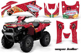 ATV Graphics Kit Quad Decal Wrap For Kawasaki Brute Force 750i 2005-2011 VEGAS RED