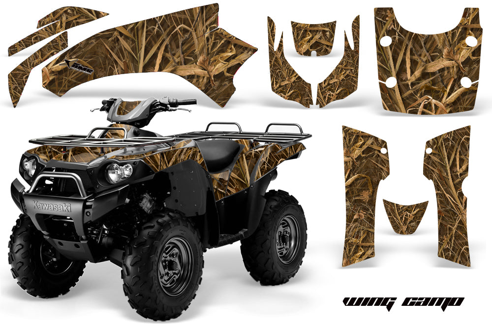 ATV Graphics Kit Quad Decal Wrap For Kawasaki Brute Force 750i 2005-2011 WING CAMO-atv motorcycle utv parts accessories gear helmets jackets gloves pantsAll Terrain Depot