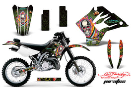 Dirt Bike Graphics Kit Decal Sticker Wrap For Kawasaki KDX200 1995-2006 EDHP GREEN-atv motorcycle utv parts accessories gear helmets jackets gloves pantsAll Terrain Depot