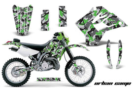 Dirt Bike Graphics Kit Decal Sticker Wrap For Kawasaki KDX200 1995-2006 URBAN CAMO GREEN-atv motorcycle utv parts accessories gear helmets jackets gloves pantsAll Terrain Depot