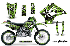 Graphics Kit Decal Sticker Wrap + # Plates For Kawasaki KDX200 1995-2006 NORTHSTAR GREEN-atv motorcycle utv parts accessories gear helmets jackets gloves pantsAll Terrain Depot