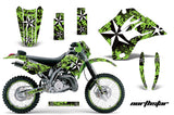 Graphics Kit Decal Sticker Wrap + # Plates For Kawasaki KDX200 1995-2006 NORTHSTAR GREEN