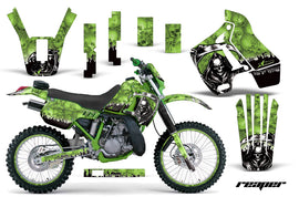 Graphics Kit Decal Sticker Wrap + # Plates For Kawasaki KDX200 1989-1994 REAPER GREEN-atv motorcycle utv parts accessories gear helmets jackets gloves pantsAll Terrain Depot