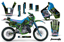 Load image into Gallery viewer, Graphics Kit Decal Sticker Wrap + # Plates For Kawasaki KDX200 1989-1994 TOXIC GREEN BLACK-atv motorcycle utv parts accessories gear helmets jackets gloves pantsAll Terrain Depot