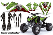 Load image into Gallery viewer, ATV Graphics Kit Quad Decal Sticker Wrap For Kawasaki KFX450R 2008-2014 BONES GREEN-atv motorcycle utv parts accessories gear helmets jackets gloves pantsAll Terrain Depot