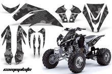 Load image into Gallery viewer, ATV Graphics Kit Quad Decal Sticker Wrap For Kawasaki KFX450R 2008-2014 CAMOPLATE BLACK-atv motorcycle utv parts accessories gear helmets jackets gloves pantsAll Terrain Depot