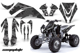 ATV Graphics Kit Quad Decal Sticker Wrap For Kawasaki KFX450R 2008-2014 CAMOPLATE BLACK