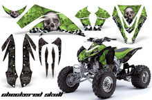Load image into Gallery viewer, ATV Graphics Kit Quad Decal Sticker Wrap For Kawasaki KFX450R 2008-2014 CHECKERED GREEN-atv motorcycle utv parts accessories gear helmets jackets gloves pantsAll Terrain Depot
