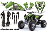 ATV Graphics Kit Quad Decal Sticker Wrap For Kawasaki KFX450R 2008-2014 CHECKERED GREEN