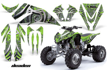 Load image into Gallery viewer, ATV Graphics Kit Quad Decal Sticker Wrap For Kawasaki KFX450R 2008-2014 DEADEN GREEN-atv motorcycle utv parts accessories gear helmets jackets gloves pantsAll Terrain Depot
