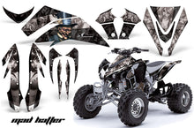 Load image into Gallery viewer, ATV Graphics Kit Quad Decal Sticker Wrap For Kawasaki KFX450R 2008-2014 HATTER SILVER BLACK-atv motorcycle utv parts accessories gear helmets jackets gloves pantsAll Terrain Depot