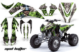 ATV Graphics Kit Quad Decal Sticker Wrap For Kawasaki KFX450R 2008-2014 HATTER BLACK GREEN