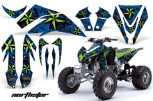 Load image into Gallery viewer, ATV Graphics Kit Quad Decal Sticker Wrap For Kawasaki KFX450R 2008-2014 NORTHSTAR GREEN BLUE-atv motorcycle utv parts accessories gear helmets jackets gloves pantsAll Terrain Depot