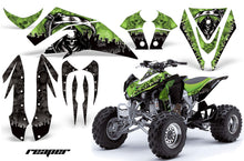 Load image into Gallery viewer, ATV Graphics Kit Quad Decal Sticker Wrap For Kawasaki KFX450R 2008-2014 REAPER GREEN-atv motorcycle utv parts accessories gear helmets jackets gloves pantsAll Terrain Depot