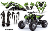 ATV Graphics Kit Quad Decal Sticker Wrap For Kawasaki KFX450R 2008-2014 REAPER GREEN