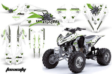 Load image into Gallery viewer, ATV Graphics Kit Quad Decal Sticker Wrap For Kawasaki KFX450R 2008-2014 TOXIC GREEN WHITE-atv motorcycle utv parts accessories gear helmets jackets gloves pantsAll Terrain Depot