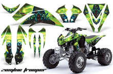 Load image into Gallery viewer, ATV Graphics Kit Quad Decal Sticker Wrap For Kawasaki KFX450R 2008-2014 ZOMBIE GREEN-atv motorcycle utv parts accessories gear helmets jackets gloves pantsAll Terrain Depot