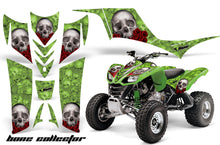 Load image into Gallery viewer, ATV Graphics Kit Quad Decal Sticker Wrap For Kawasaki KFX700 2003-2009 BONES GREEN-atv motorcycle utv parts accessories gear helmets jackets gloves pantsAll Terrain Depot