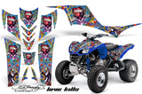 ATV Graphics Kit Quad Decal Sticker Wrap For Kawasaki KFX700 2003-2009 EDHLK BLUE
