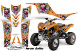 ATV Graphics Kit Quad Decal Sticker Wrap For Kawasaki KFX700 2003-2009 EDHLK ORANGE