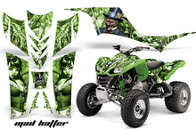 Load image into Gallery viewer, ATV Graphics Kit Quad Decal Sticker Wrap For Kawasaki KFX700 2003-2009 HATTER GREEN-atv motorcycle utv parts accessories gear helmets jackets gloves pantsAll Terrain Depot
