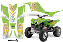 Load image into Gallery viewer, ATV Graphics Kit Quad Decal Sticker Wrap For Kawasaki KFX700 2003-2009 MANDY GREEN-atv motorcycle utv parts accessories gear helmets jackets gloves pantsAll Terrain Depot