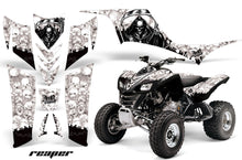 Load image into Gallery viewer, ATV Graphics Kit Quad Decal Sticker Wrap For Kawasaki KFX700 2003-2009 REAPER WHITE-atv motorcycle utv parts accessories gear helmets jackets gloves pantsAll Terrain Depot
