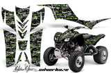 ATV Graphics Kit Quad Decal Sticker Wrap For Kawasaki KFX700 2003-2009 SSSH GREEN BLACK